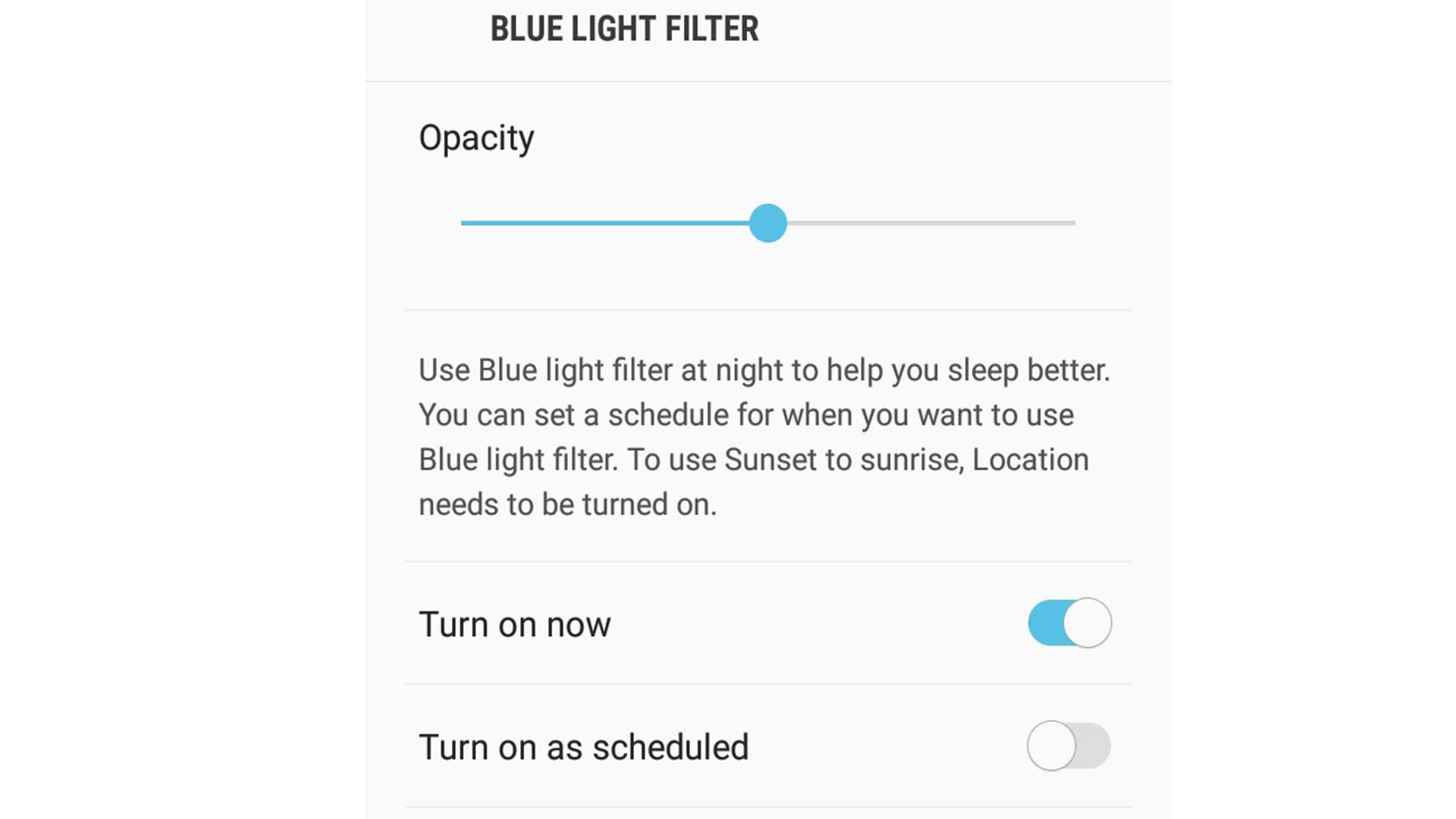 Blue light Filter screenshot 5