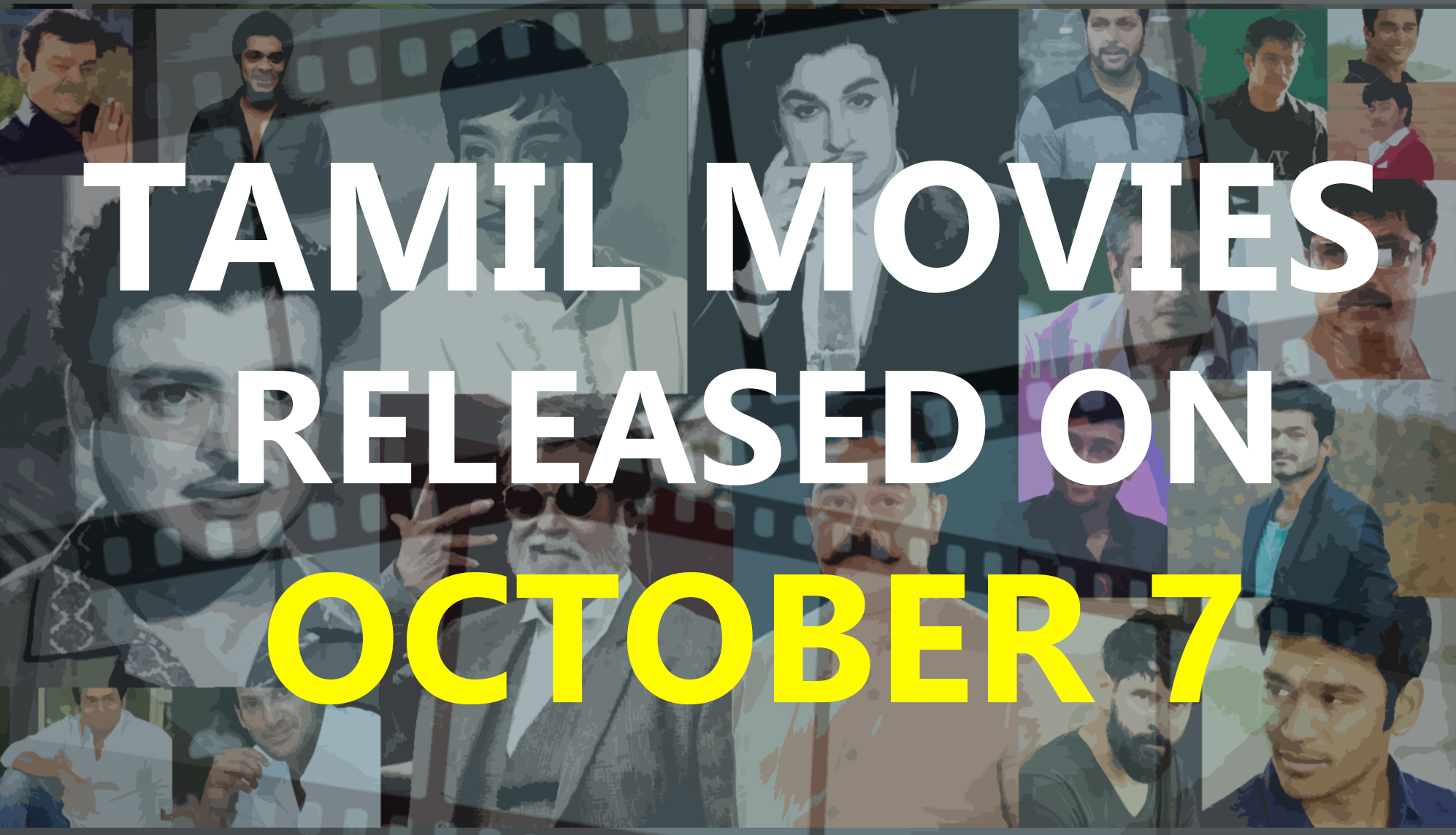 Poster Tamil Cinema Oct7